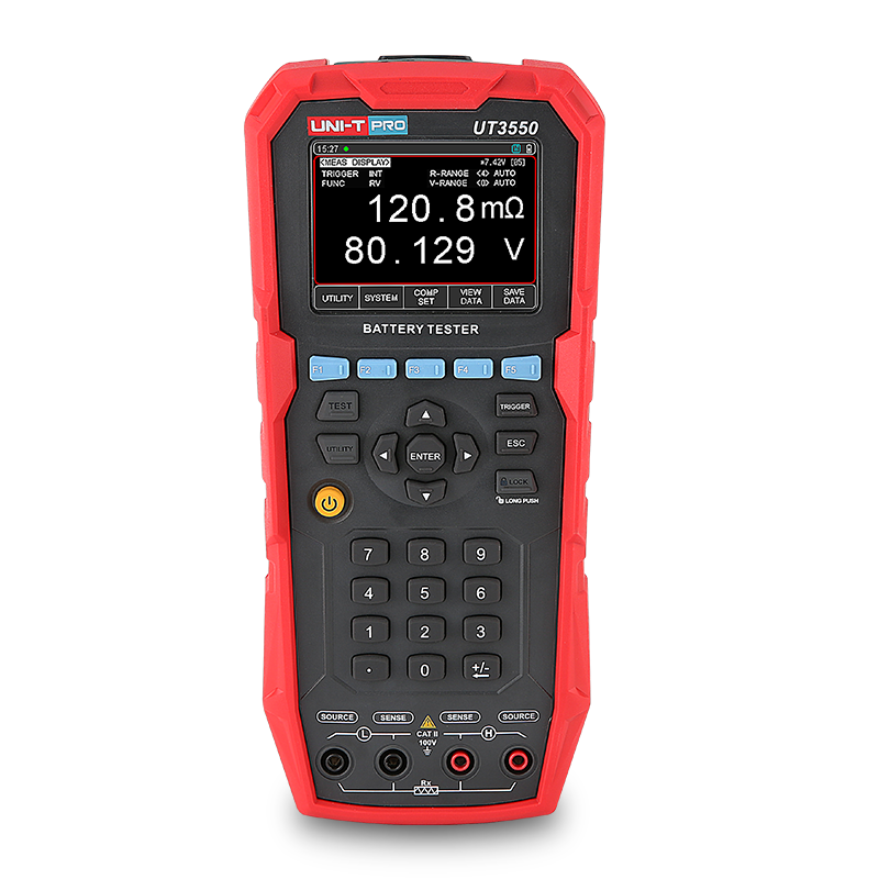 09070663dec711eca5679ded06574 UNI-T UT3550 Hand Held Battery Tester - Image 1