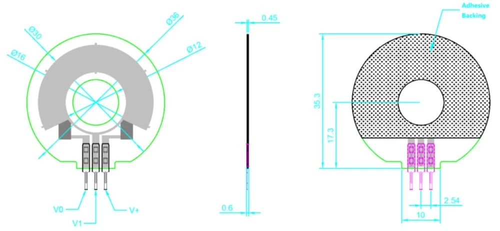 1 (2)_0x0.jpg Ultra-thin Circular Flexible Potentiometer (0.45mm Graphene) physical appearance may vary - Image 1