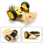2WD Robot Car Chassis Kit 1 Layer with Motor & Wheel