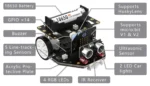 micro:Maqueen Plus V2 (18650 Battery) with Mechanic, micro:bit V2 and Gamepad - Image 2
