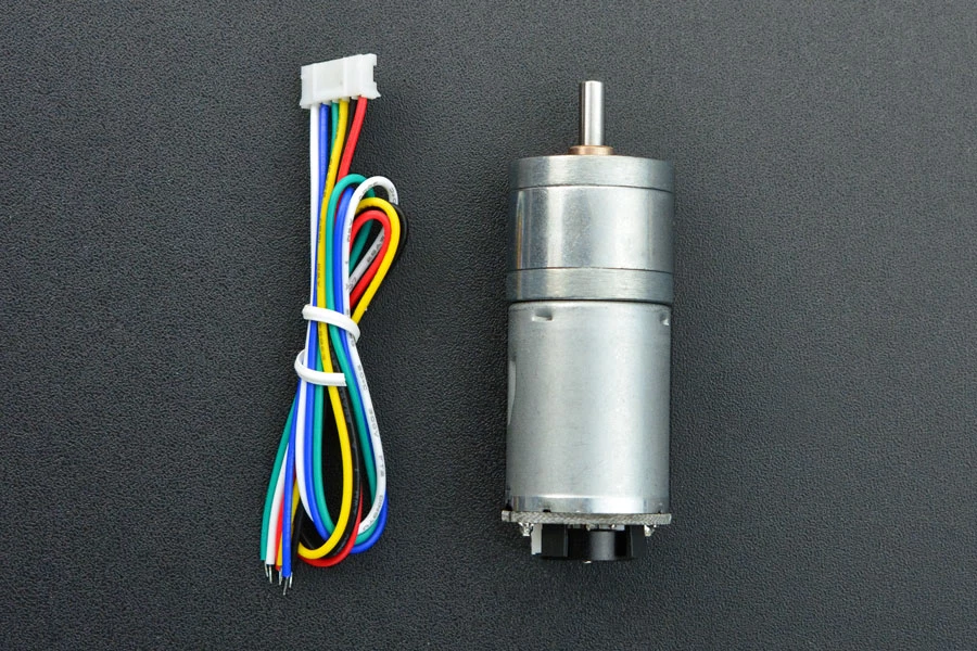 900x600 2_0x0.jpg 12V DC Motor 350RPM w/Encoder (12kg*cm) - Image 1