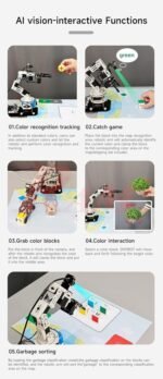 DOFBOT SE AI Vision Robotic Arm Virtual Machine Version 6DOF Degrees Of Freedom - Image 5