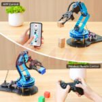 LeArm Professional Complete Robotic Arm 6DOF Degrees Of Freedom + Wireless Mechanical Glove for Robot Control - Image 8