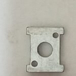 cnc machined flat base with 4.5 mm center hole