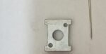 cnc machined flat base with 4.5 mm center hole