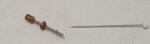 1 mm  motor shaft with worm gear and a falang 25 mm - Image 2