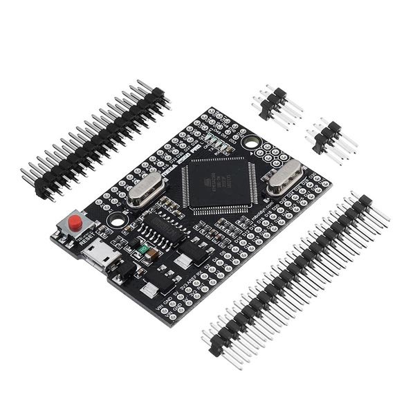 kit_mini_mega ATMEGA2560-16AU Arduino Mega 2560 Pro Embed CH340G Development Board - Image 1