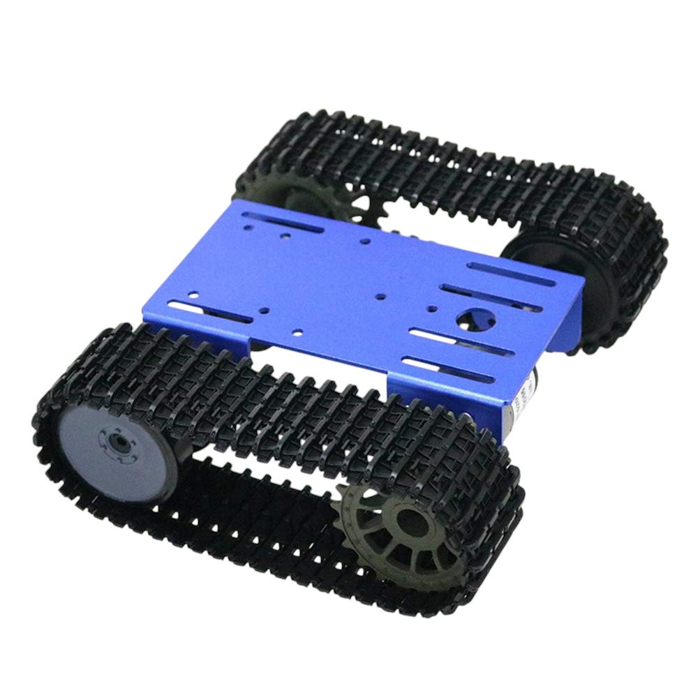 n TP101 Smart Robot Tank Aluminum Chassis Full Kit with Motor - Image 1