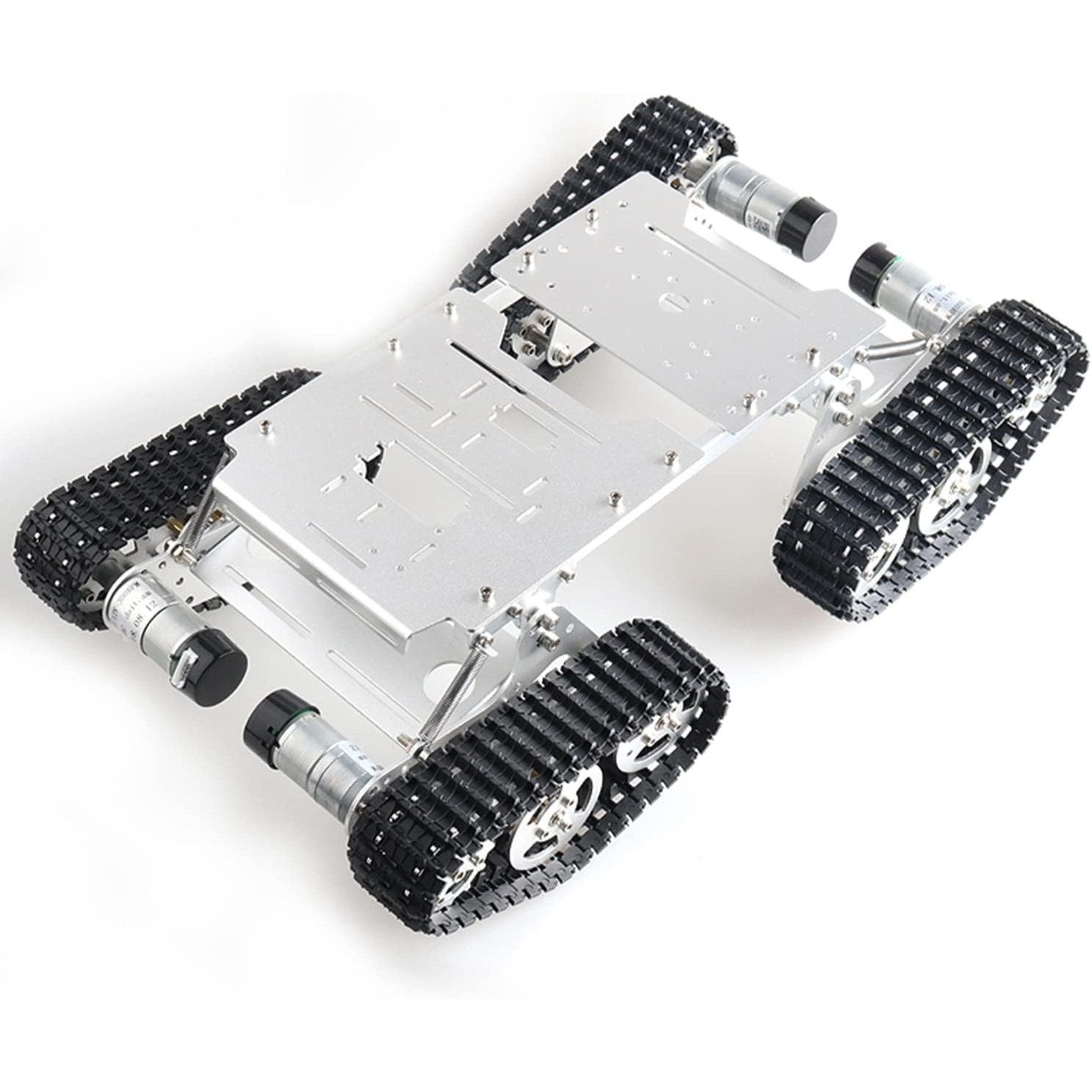 square-image-12-1 TS-400 4WD Metal Crawler Robot Tank Chassis Kit With Encoder Dc Motors - Image 1