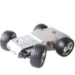 SmaringWing 4WD Steering Robot Car Chassis Kit with Encoder DC Motor & MG996R Servo