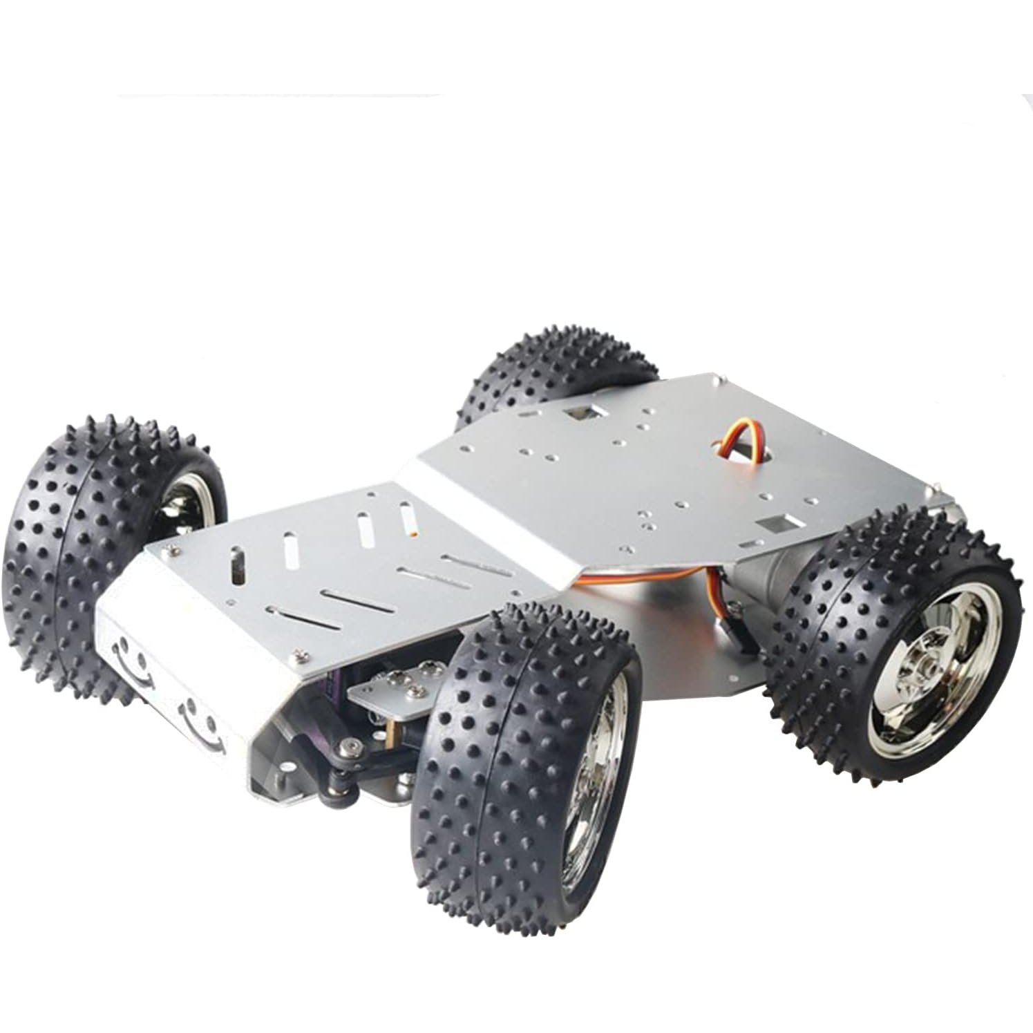 square-image-17-1 SmaringWing 4WD Steering Robot Car Chassis Kit with Encoder DC Motor & MG996R Servo - Image 1