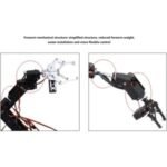 Aluminum Robotic Arm 6 DOF Kit with 6 PCS MG996 Servo - Image 4