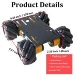 MC100 4WD Mecanum Wheel Car Chassis Full Kit with TT Motor - Image 3