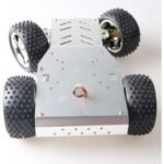 SmaringWing 4WD Steering Robot Car Chassis Kit with Encoder DC Motor & MG996R Servo - Image 5